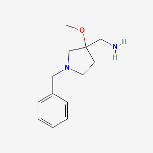 3-Aminomethyl-1-benzyl-3-methoxy-pyrrolidine