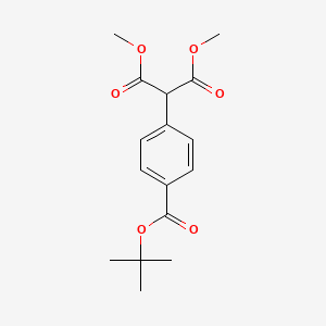 Dimethyl [4-(tert-butoxycarbonyl)phenyl]malonate