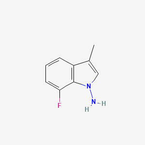 7-Fluoro-3-methyl-indol-1-ylamine