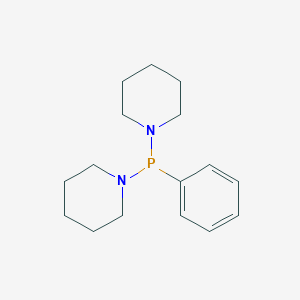 molecular formula C16H25N2P B084063 Phenyldipiperidinophosphine CAS No. 14287-62-8