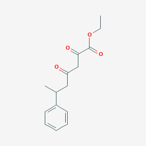 2,4-Dioxo-6-phenylheptanoic acid ethyl ester