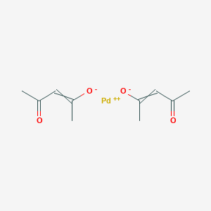 molecular formula C10H14O4Pd B084064 Palladium(II) acetylacetonate CAS No. 14024-61-4