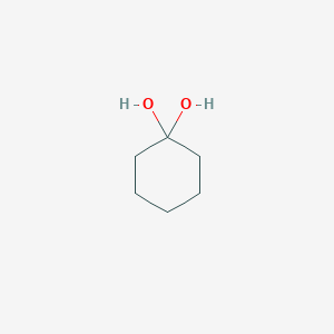 molecular formula C6H12O2 B8406456 Cyclohexane-1,1-diol CAS No. 28553-75-5