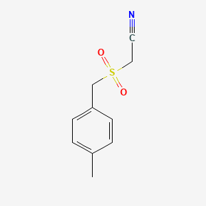 molecular formula C10H11NO2S B8406522 p-Tolylmethanesulfonylacetonitrile 