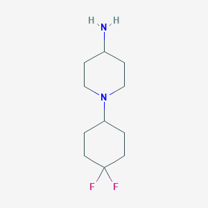 1-(4,4-Difluorocyclohexyl)-piperidin-4-ylamine