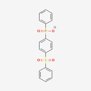 [4-(Benzenesulfonyl)phenyl]phenylphosphinic acid