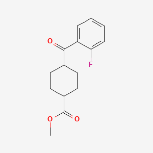 4-(2-Fluorobenzoyl)cyclohexanecarboxylic Acid Methyl Ester