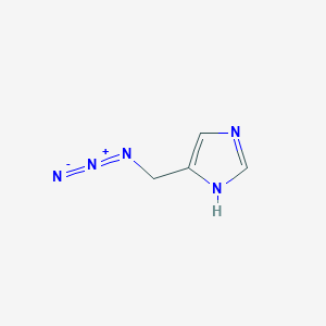 molecular formula C4H5N5 B8406732 5-(azidomethyl)-1H-imidazole 