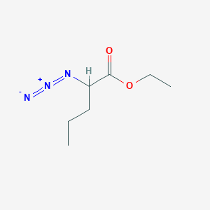 molecular formula C7H13N3O2 B8406910 Ethyl 2-azidopentanoate 