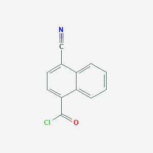 molecular formula C12H6ClNO B8406947 4-Cyano-1-naphthoyl chloride 