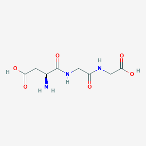 molecular formula C8H13N3O6 B084070 Glycyl-aspartyl-glycine CAS No. 13433-19-7