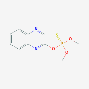 molecular formula C10H11N2O3PS B084071 Quinalphos-methyl CAS No. 13593-08-3