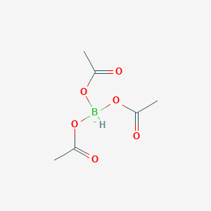 molecular formula C6H10BO6- B8407120 Triacetoxyborohydride 