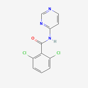 2,6-dichloro-N-(pyrimidin-4-yl)benzamide