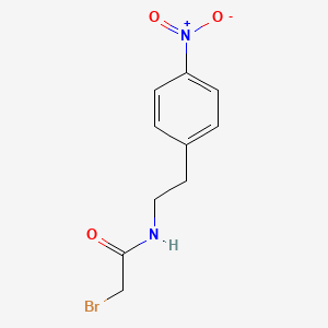molecular formula C10H11BrN2O3 B8407237 N-(4-nitrophenylethyl)bromoacetamide 