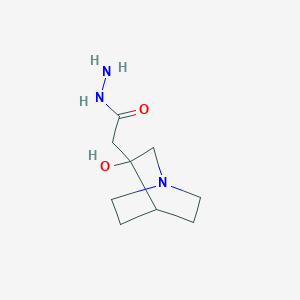 2-(3-Hydroxy-1-azabicyclo[2.2.2]oct-3-yl)acetic acid hydrazide
