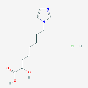 1-(7-Carboxy-7-hydroxyheptyl)imidazole hydrochloride