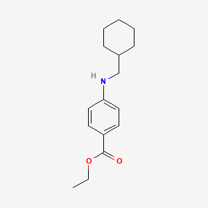Ethyl p-cyclohexylmethylaminobenzoate