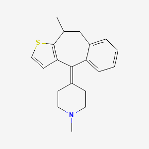 4-(9,10-dihydro-10-methyl-4H-benzo[4,5]-cyclohepta[1,2-b]thiophen-4-ylidene)-1-methylpiperidine