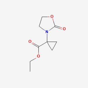 Ethyl 1-(2-oxooxazolidin-3-yl)cyclopropanecarboxylate
