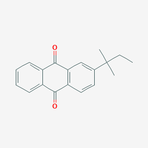 molecular formula C19H18O2 B008408 2-(1,1-Dimethylpropyl)anthraquinone CAS No. 32588-54-8