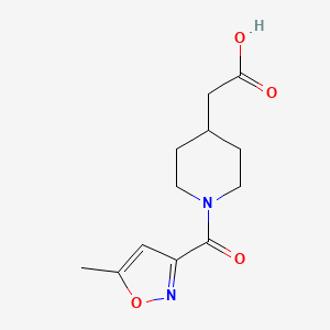 {1-[(5-Methylisoxazol-3-yl)carbonyl]piperidin-4-yl}acetic Acid