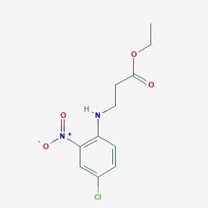 Ethyl 3-[(4-chloro-2-nitrophenyl)amino]propanoate