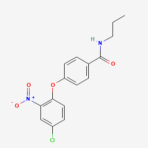 4-(4-chloro-2-nitrophenoxy)-N-propylbenzamide
