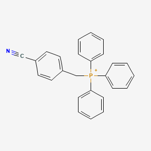 molecular formula C26H21NP+ B8408208 4-Cyanobenzyltriphenylphosphonium 