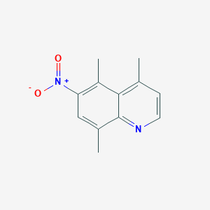 4,5,8-Trimethyl-6-nitroquinoline