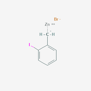 molecular formula C7H6BrIZn B8408372 2-Iodobenzyl ZINC bromide 