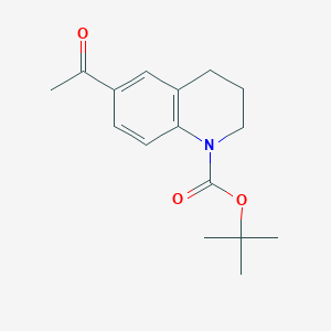 6-acetyl-3,4-dihydro-2H-quinoline-1-carboxylic acid tert-butyl ester