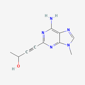 4-(6-Amino-9-methyl-9H-purin-2-yl)but-3-yn-2-ol