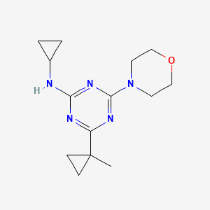 1,3,5-Triazin-2-amine, N-cyclopropyl-4-(1-methylcyclopropyl)-6-(4-morpholinyl)-