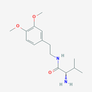 (S)-2-amino-3-methyl-butyric acid N-[2-(3,4-dimethoxyphenyl)-ethyl]-amide