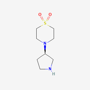 (R)-4-Pyrrolidin-3-yl-thiomorpholine 1,1-dioxide
