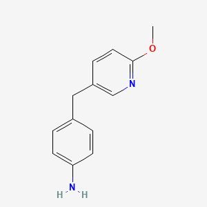 4-(6-Methoxy-pyridin-3-ylmethyl)-phenylamine