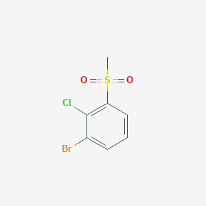 1-Bromo-2-chloro-3-(methylsulfonyl)benzene