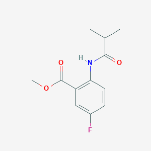 Methyl 5-fluoro-2-isobutyramidobenzoate