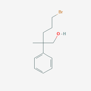 5-Bromo-2-methyl-2-phenyl-pentan-1-ol