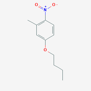 molecular formula C11H15NO3 B8408712 4-Butoxy-2-methyl-1-nitrobenzene 