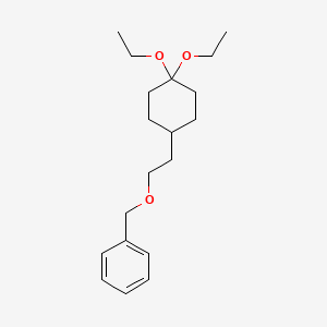 [2-(4,4-Diethoxycyclohexyl)ethoxymethyl]benzene