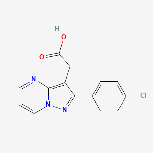 2-(4-Chlorophenyl)pyrazolo[1,5-a]pyrimidine-3-acetic acid