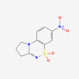 7-nitro-2,3-dihydro-1H-pyrrolo[2,1-c][1,2,4]benzothiadiazine 5,5-dioxide
