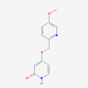 molecular formula C12H12N2O3 B8408920 4-(5-Methoxy-pyridin-2-ylmethoxy)-1H-pyridin-2-one 