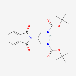 di-tert-butyl [2-(1,3-dioxo-1,3-dihydro-2H-isoindol-2-yl)-1,3-propanediyl]biscarbamate