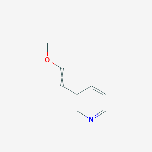 molecular formula C8H9NO B8408983 3-(2-EZ-methoxyethenyl)pyridine 