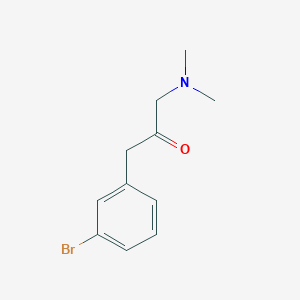 molecular formula C11H14BrNO B8409075 1-(3-Bromo-phenyl)-3-dimethylamino-propanone 
