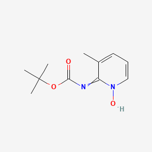 molecular formula C11H16N2O3 B8409180 tert-Butyl (1-hydroxy-3-methylpyridin-2(1H)-ylidene)carbamate 