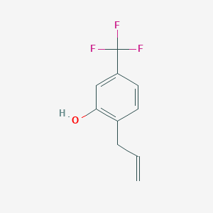 molecular formula C10H9F3O B8409267 2-Allyl-5-trifluoromethyl phenol 